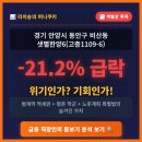 샛별한양6단지아파트 평촌공원사거리 앞 | 경기 안양시 동안구 비산동 샛별한양6(고층1109-6), -21.2% 급락이 만든 역발상 기회!