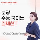 대치동 국어 전문가의 밀착케어, 분당 수능 국어는 김채현