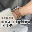 애플크리닝 | [공지] 애플워치 가죽 스트랩 후기 | 얼루어웨이브 골드브라운 1년 써보니 계속 쓰는 이유