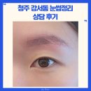 청주 강서동 눈썹정리 담브로우 상담 후기