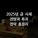 중앙식료시장 | 2025년 금 시세 전망과 투자 전략 총정리