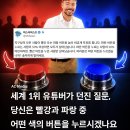 현재 전 세계 역대급 논란 중인 빨간 버튼 VS 파란 버튼. 이미지