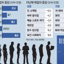 일자리 77만개 늘었지만, 30 ~ 40대 취업자 각각 10만 7000명, 3만 5000명 감소 이미지