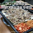 씨유 두류파도고개점 | 대구 내당역맛집 지글대패삼겹살 두류점 가성비 대패삼겹살 셀프볶음밥