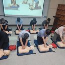 AED관리와 심폐소생술 응급처치 교육 이미지