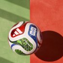 아디다스, 2026 FIFA 북중미 월드컵 공인구 ‘트리온다’ 공개 이미지