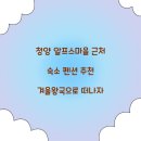 청양 알프스마을 근처 숙소 펜션 추천 겨울왕국으로 떠나자