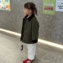 120 | 무신사 메가스토어 용산 무신사 스탠다드 키즈 아기바버자켓 120사이즈 후기