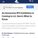 An Immersive BTS Exhibition Is Coming to LA. Here's What to Know 이미지