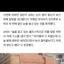 플라스틱 빗자루로 남의차에 쌓인 눈 함부로 쓸어버린 동네주민 이미지