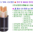 CV전선,HIV전선,VCTF전선,KIV전선,FR-3전선,CVV전선,CVVS전선 단가표 이미지