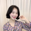 단발머리 이미지