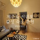 제주도 서귀포 독채 감성 숙소 추천, 자쿠지가 예술인 일로펜션