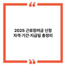 대한상용자동차 | 2025 근로장려금 신청 자격·기간·지급일 총정리