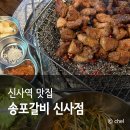 강남 신사동 맛집 돼지갈비 고기집 송포갈비