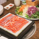 수원 회식 횟집 동강맑은송어