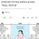 [단독] 대전 이어 하남 초등학교 급식표도 "투표는 국민의 힘" 이미지