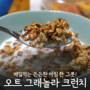 아침 | 오그래 | 오트 그래놀라 크런치, 단백질 풍부한 다이어트 간식, 아침 후기