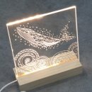 LED조명 아크릴 공예 이미지