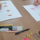 힐링 꽃과 식물 세밀화 이미지