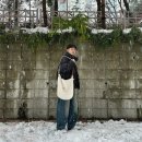 코듀로이 가방, 캐주얼한 남자 가방 코디는 그린스터프의 루즈핏 로프 쇼퍼백 57 골지 코듀로이 가방으로