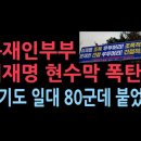 문재인 부부와 이재명 현수막 폭탄 - 경기도 일대 80군데 붙었다 이미지