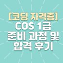 COS 자격증따기 2022 (스크래치(Scratch)) 1급 | [코딩 자격증]COS1급 소개 및 공부 방법/합격 후기