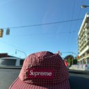 내돈내산 Supreme Cordura® Plaid Camp Cap Red 구매 후기