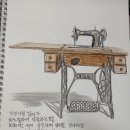 그리운 옛이야기-재봉틀 이미지