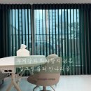 작은안나의집 | 무게감과 화사함의 공존 딥그린 안나리플커튼 / 부분열림 리드봉 쇼룸방문 시공후기