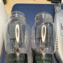 Sylvania 5U4G (Black Plates, Square getter, 메치드페어) - 신품 이미지