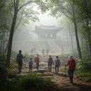 마천면사무소 | 해발 1,400M 지리산 하늘아래 가장 높은 사찰, 법계사