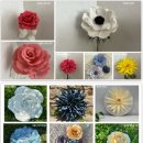 페이퍼플라워 주름지 해바라기 액자 | 플라워자격증과정,페이퍼플라워자격증과정,IFCA자이언트플라워,국제플라워공예협회자격증수업...