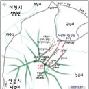 노성산 등산지도(경기 이천, 안성) 이미지