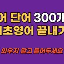 기초 영단어 300개 핵심정리 | 영어공부 | 영단어 공부 가능한 유튜브 이미지