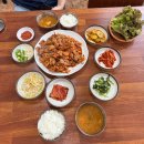 거제도 맛집추천, 우정식당 제육볶음 &amp; 종이섬 숯불바베큐 정식 후기