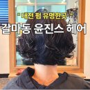 진스커피 | 대전 갈마동 윤진스헤어 짧은 단발펌 추천 나나펌