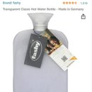 보온 물주머니 겨울철 필수품 Hot Water Bottle Fashy 파슈 사용후기