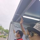 방송전문 MC 로즈킴 제9회 동시지방선거 인천시 이대형교육감 후보 유세차량 송도신도시 거리유세중 이미지