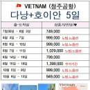 청주공항 9~10월 다낭 호이안5일 이미지