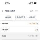 롯데백화점 10만원권 이미지