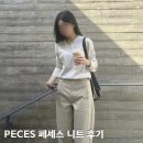 브이넥 니트 추천, 페세스 니트 오트밀 컬러 후기
