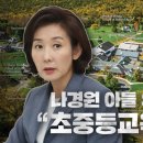 나경원 아들 불법 유학 초중등교육볍 위반-나경원 아들 한국인 아닌 미국인으로 특혜 교육 이미지