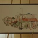 힐링 어반 스케치 이미지