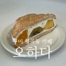 오하다 | 구미 형곡동 카페 오하다베이커리카페 귀여움 한도초과 다쿠아즈 과일산도 맛집 솔직후기