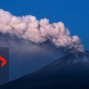 🚨포포카테페틀-이즈타치우아틀(하얀 여인) 화산 북쪽의 화산이 폭발했다 이미지