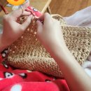 코바늘뜨기 | 바늘이야기 네트백 뜨기, 동방 합사 24합 후기, 코바늘 가방 뜨기