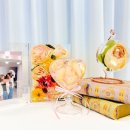 UR(파주시)-[금빛로]-하-6 | 친구가 선물해 준 웨딩촬영 부케, 부케 오브제 고체하바리움 경첩액자, 하트디퓨저, 행잉볼 제작 후기