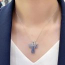 블루포인트 | 💙 세련된 분위기의 정점, 다미아니 목걸이 블루 착용 후기 (고급스러운 컬러 포인트)