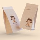 서소담과자점 | [외주/후기] 베이커리 로고 제작 일러스트 로고디자인 작업 | 서소담 과자점